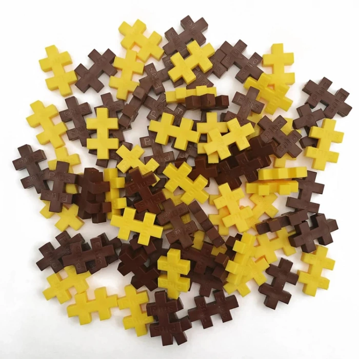 PLUS-PLUS 4090 GIRAFFE MİNİ MİX BLOK PUZZLE YAPI SETİ 100 PARÇA TÜP