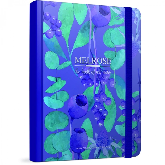 GIPTA MELROSE İPLİK DİKİŞLİ SERT KAPAK DEFTER A5 120YP. ÇİZGİLİ