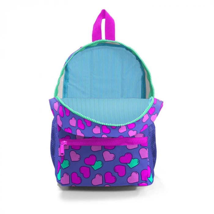 CORAL HIGH 23327 LAVANTA PEMBE KALP DESENLİ İKİ BÖLMELİ MİNİ SIRT ÇANTASI