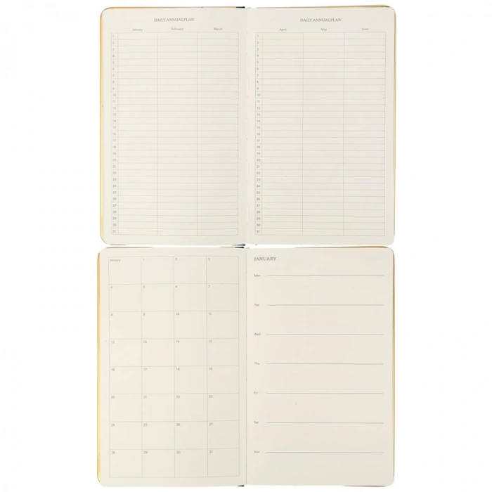 VICTORIAS JOURNALS MONACO 0231 VEGAN DERİ SERT KAPAK 13x21 100gr.160 SYF. PLANNER ÇİZGİLİ DEFTER AÇIK YEŞİL