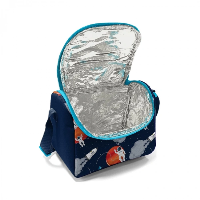 CORAL HIGH 11893 KIDS LACİVERT ASTRONOT DESENLİ THERMO BESLENME ÇANTASI