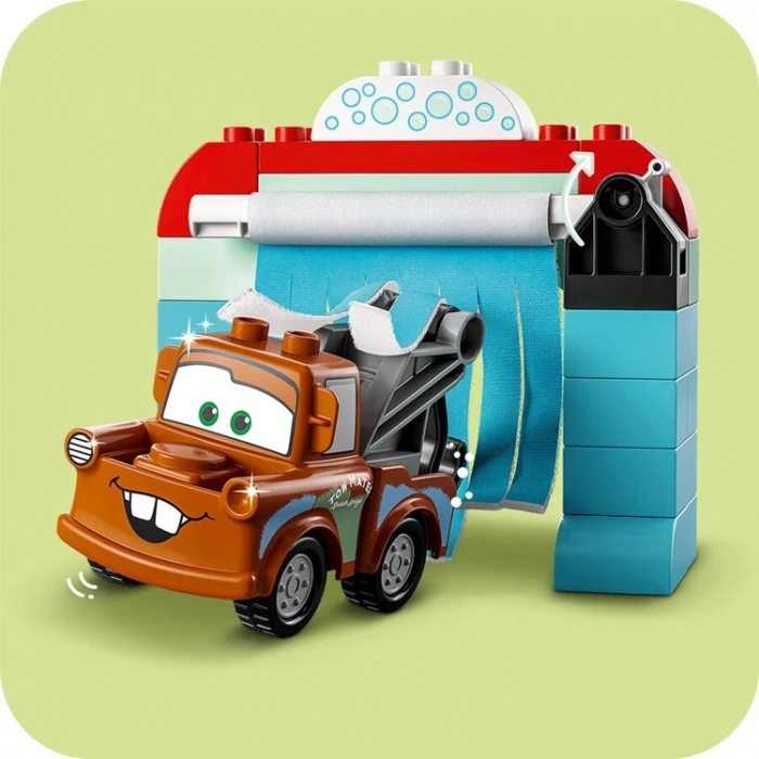 LEGO DUPLO 10996 DISNEY PIXAR ŞİMŞEK MCQUEEN VE MATERİN OTO YIKAMA EĞLENCESİ  29 PARÇA
