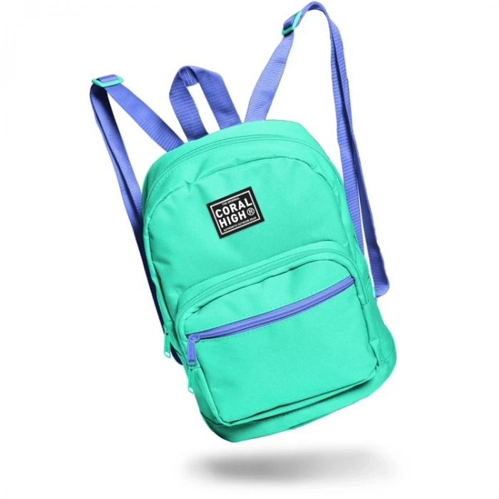 CORAL HIGH 24204 SU YEŞİLİ ÜÇ BÖLMELİ MİNİ SIRT ÇANTASI