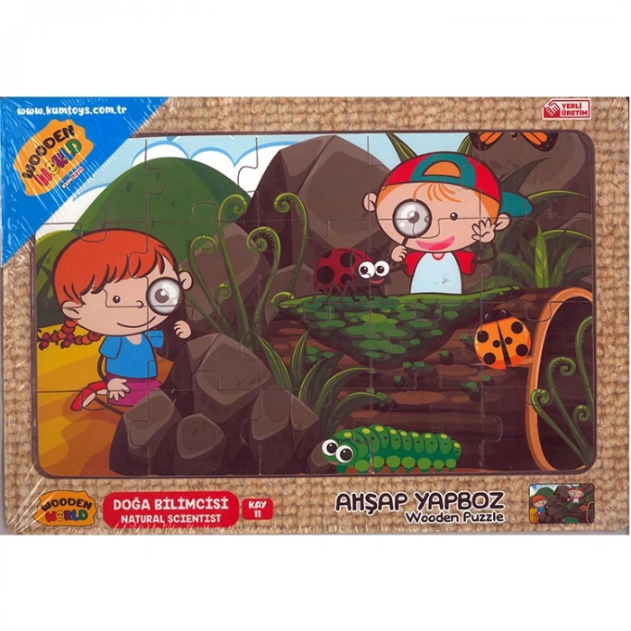 KUMTOYS AHŞAP 053305 AHŞAP YAPBOZ KÜÇÜK 24X34