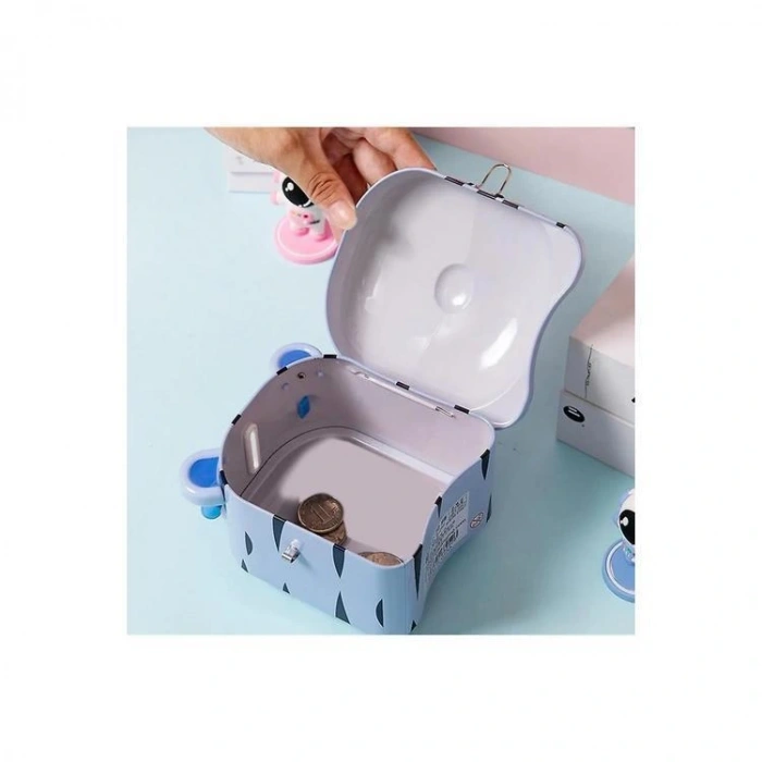 HUN BEST S-252 (13-17) KAPLAN SAPLI KİLİTLİ METAL KUMBARA 3+ - TEKLİ