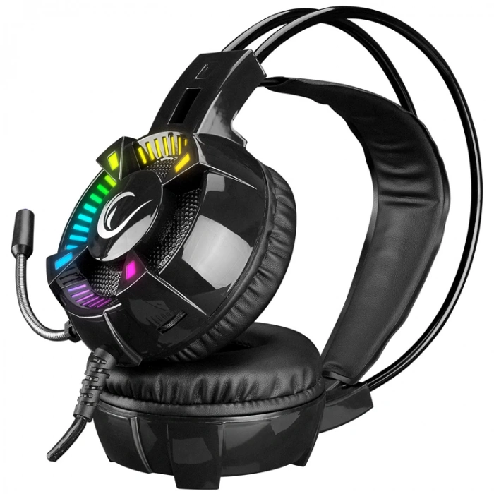 RAMPAGE STYLES SİYAH USB 7.1 RGB GAMİNG MİKROFONLU KULAKLIK