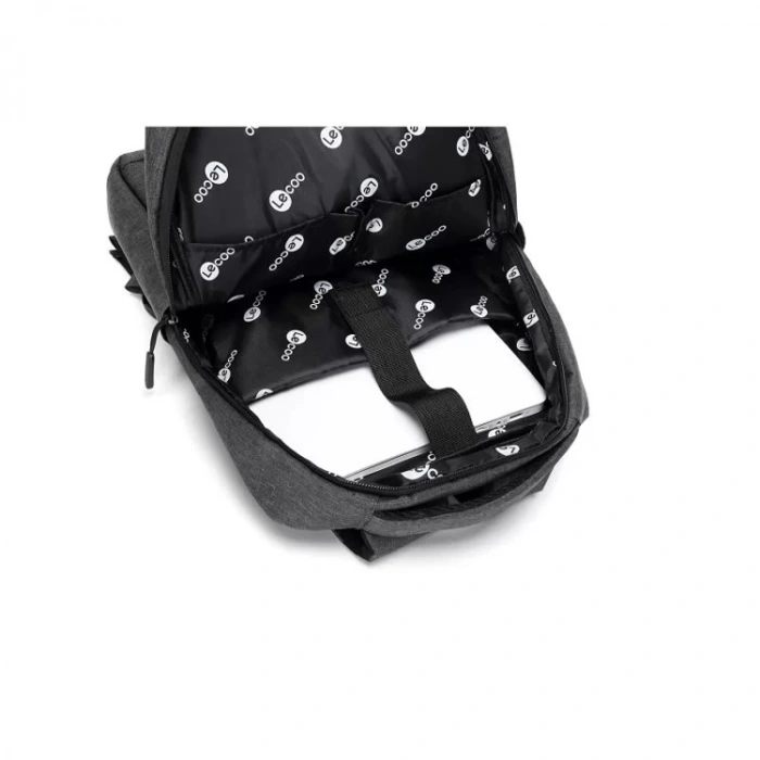 LENOVA LECOO BG01 16 İNÇ LAPTOP BÖLMELİ  SIRT ÇANTASI GRİ