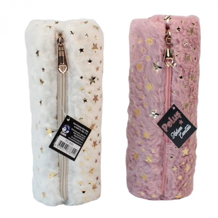 CEM DOLPHIN PC-855 PELUŞ KALEM ÇANTASI - SİLİNDİR