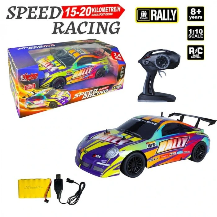 VARDEM S1854-60 1:10 UZAKTAN KUMANDALI RALLİ ARABA ŞARJLI KUTULU 8+