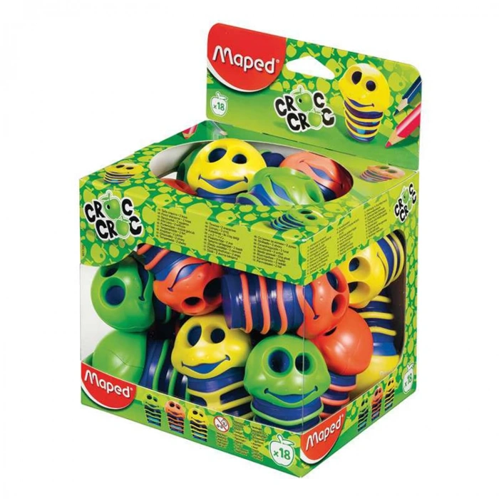MAPED 501700 CROC CROC ÇİFT DELİKLİ HAZNELİ KALEMTRAŞ