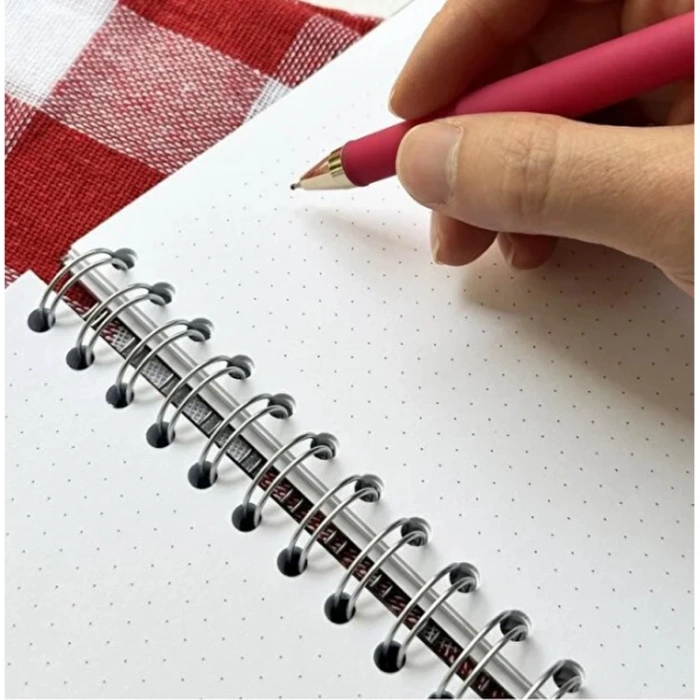 VICTORIAS JOURNALS 0054 NOTES 17x24cm SPİRALLİ SERT KAPAK 90gr. 96YP. NOKTALI DEFTER