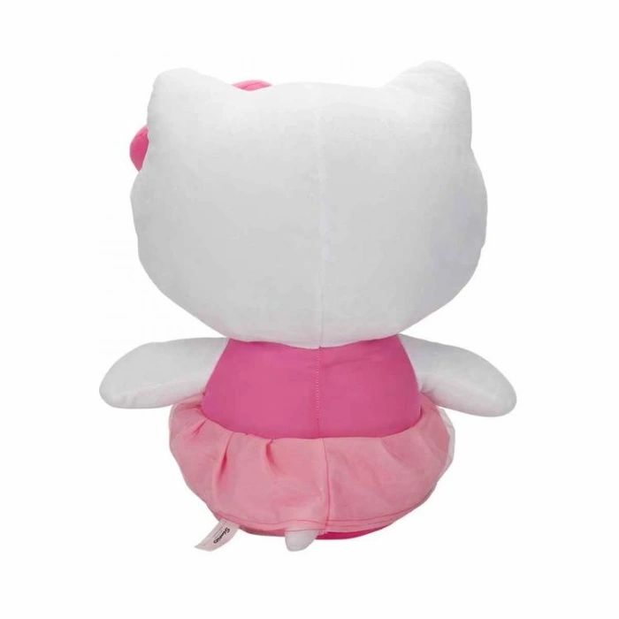 SUNMAN OT180201-B HELLO KITTY ELBİSELİ KURDELELİ PELUŞ 50 CM