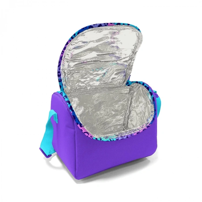CORAL HIGH 11772 KIDS MOR LEOPAR DESENLİ THERMO BESLENME ÇANTASI