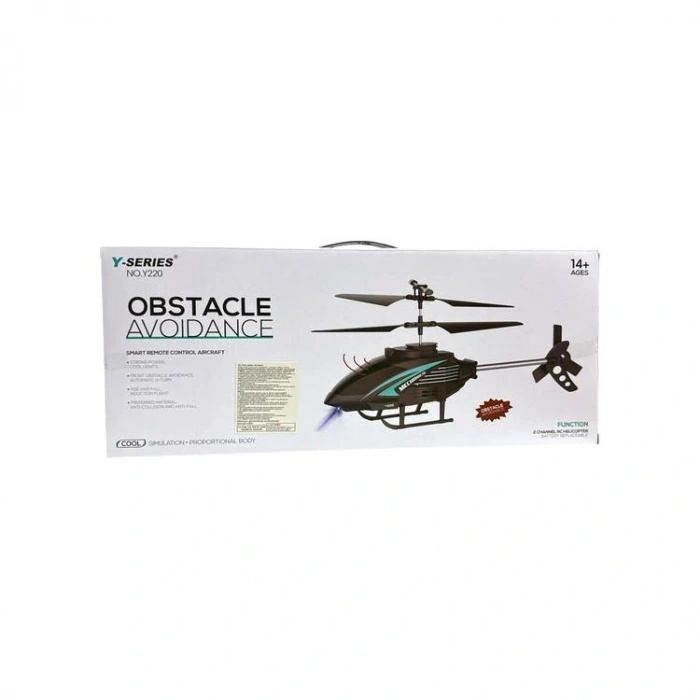 PASİFİK Y220 2.4G USB ŞARJLI UZAKTAN KUMANDALI IŞIKLI HELİKOPTER KUTULU 14+