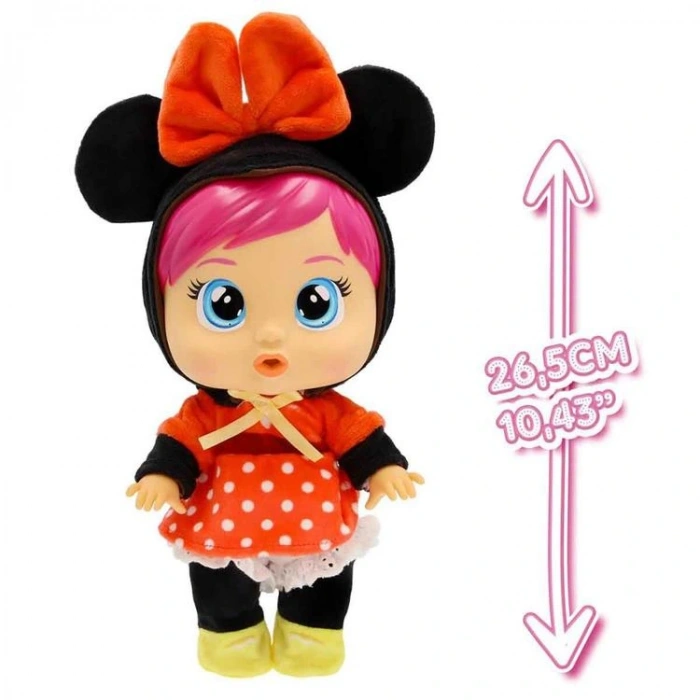 CRY BABIES CY869000 LOVING CARE MINNIE MOUSE BEBEK 927384 18M+
