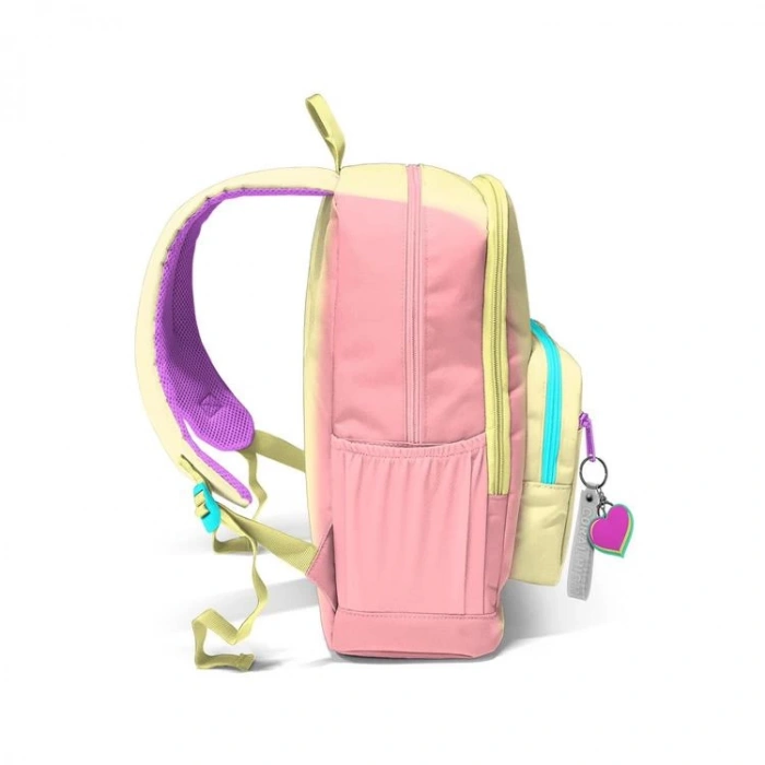 CORAL HIGH 23630 KIDS RENKLİ ÇİZGİLİ DESENLİ DÖRT BÖLMELİ SIRT ÇANTASI