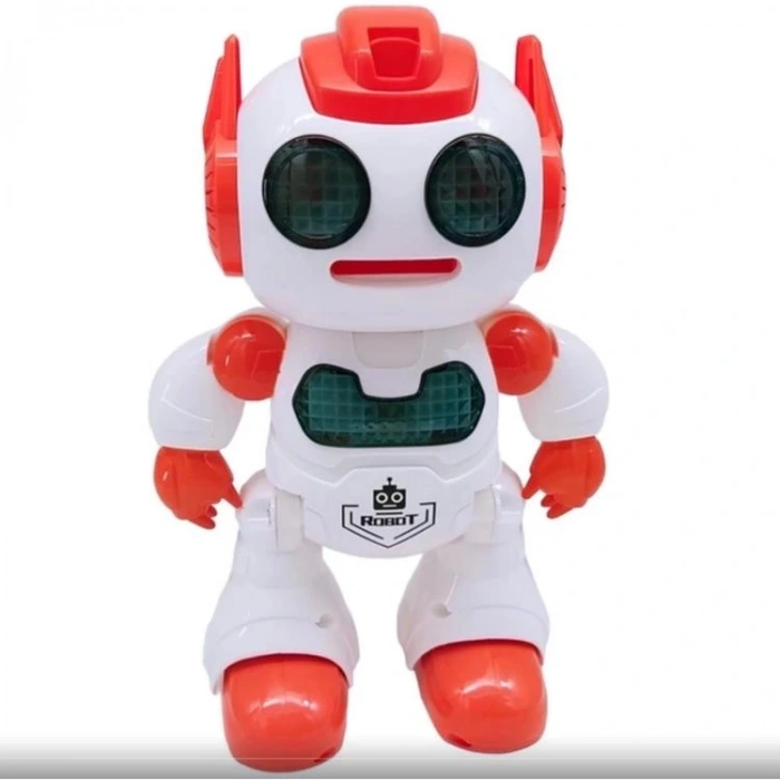 TOYSAN 606-30 KUTULU SESLİ IŞIKLI DİSK ATAN AKILLI ROBOT