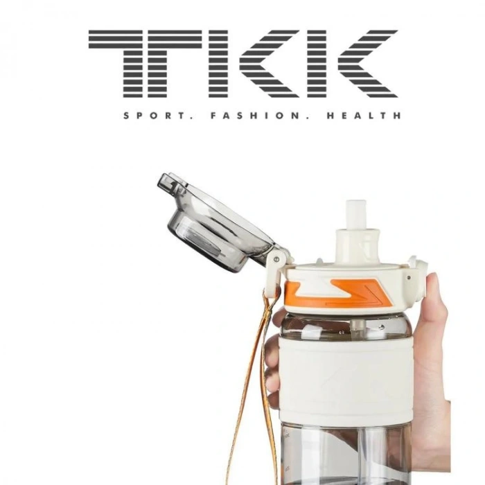 VAGONLİFE T1020 TKK PİPETLİ SÜZGEÇLİ TRİTAN MATARA 800ml BEYAZ