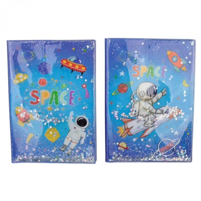 CEM DOLPHIN NB-765 SULU KAPAK UZAY MODEL ÇİZGİLİ DEFTER