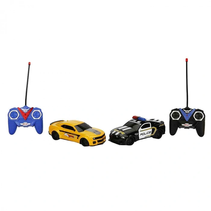 SUNMAN YD898-MJ1993 POLİCE CHASE CAR- ARAÇ YAKALAMA 2li OYUN SETİ