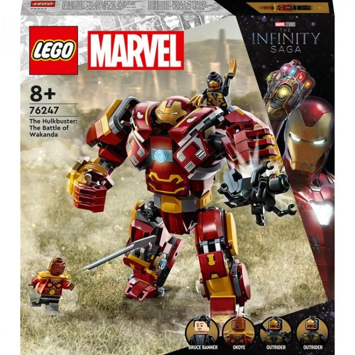 LEGO 76247 MARVEL HULKBUSTER: WAKANDA SAVAŞI 385 PARÇA 8+