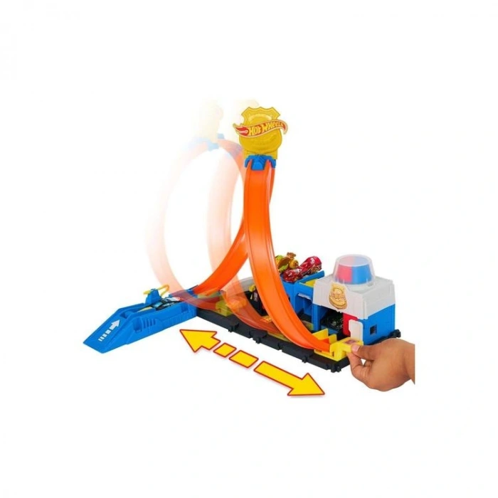 MATTEL  JBM71 HOT WHEELS POLİS İSTASYONU OYUN SETİ 4+