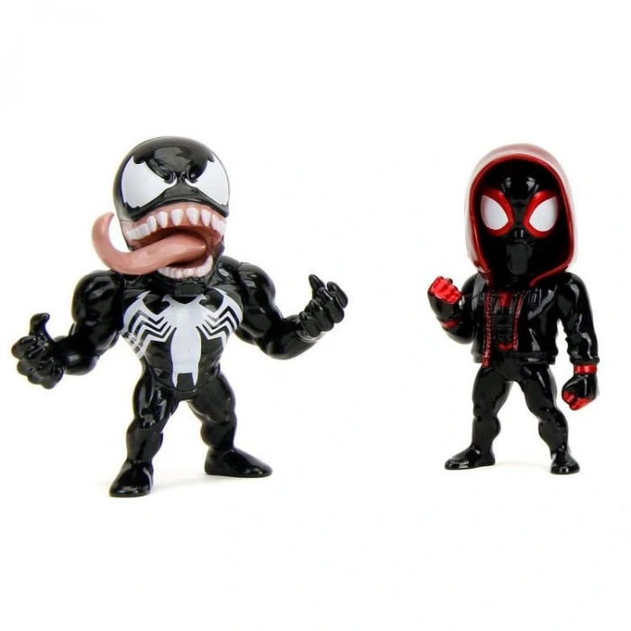 SİMBA JADA 3222015 MARVEL SPIDER-MAN (MILES MORALES) VENOM  4LÜ METAL FİGÜR 8+
