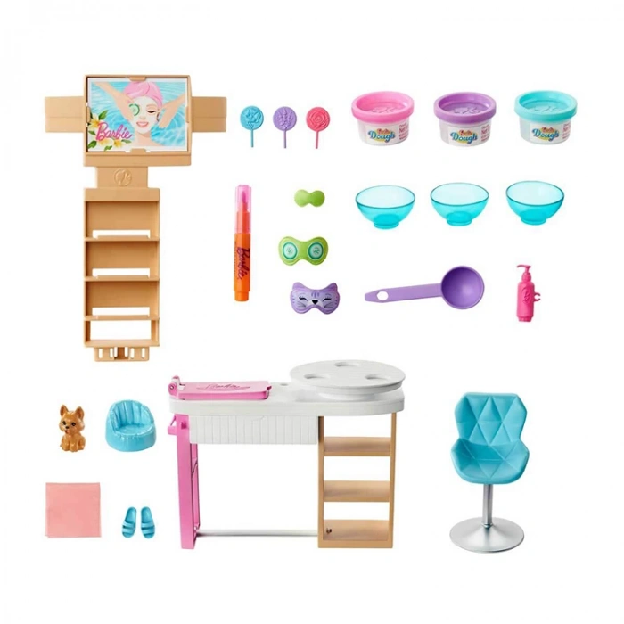 MATTEL GJR84 BARBIE YÜZ BAKIMI YAPIYOR OYUN SETİ