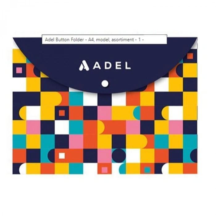 ADEL A4 DESENLİ ÇITÇITLI ZARF DOSYA