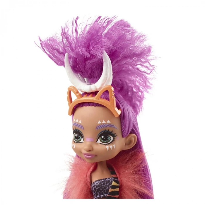 CAVE CLUB BEBEKLERİ MOR SAÇLI ROARALAI BEBEK VE FERRELL OYUN SETİ MTL-GNL82/ GNL84