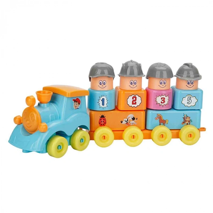 PİLSAN 03-228 MY FIRST TRAIN - BENİM İLK TRENİM 12+AY  33 PARÇA