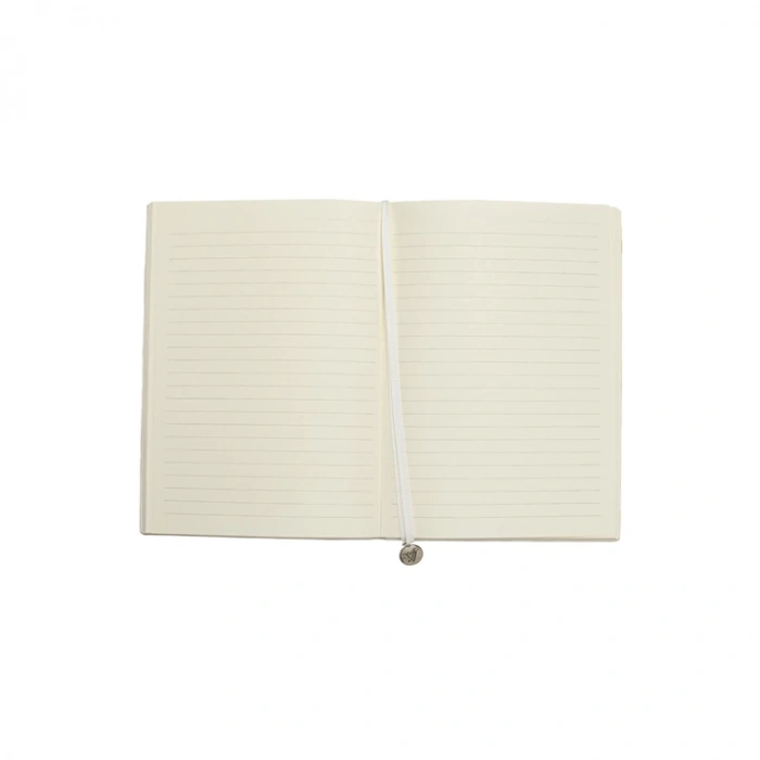 VICTORIAS JOURNALS 1073 SMYTH RUGAN ESNEK KAPAK 14.8x21cm 80gr. 96YP. ÇİZGİLİ DEFTER SİYAH