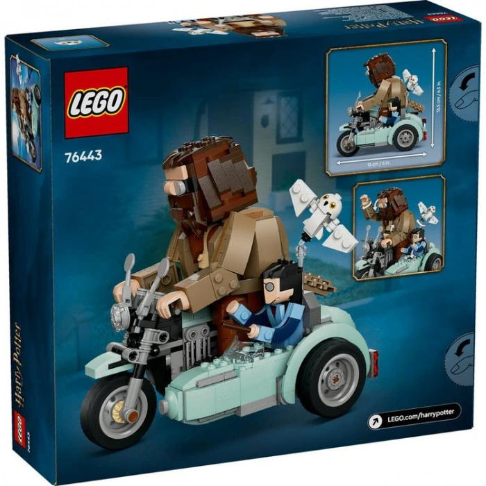 LEGO 76443 HARRY POTTER  HAGRID VE HARRYNIN MOTORSİKLET YOLCULUĞU 617 PARÇA 9+