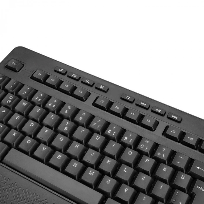 EVEREST KB-6021 SİYAH 2.4 Ghz Q MULTIMEDIA KABLOSUZ KLAVYE