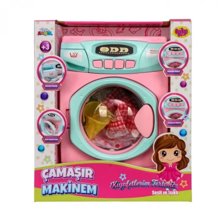 OYDAŞ LITTLE ANGEL 02608 SESLİ VE IŞIKLI PİLLİ BÜYÜK ÇAMAŞIR MAKİNESİ
