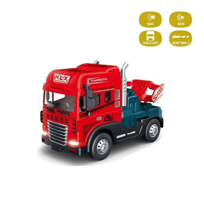 VARDEM KLX600-344 IŞIKLI SESLİ ÇEKİCİ/TIR KAFASI 1:24  3+