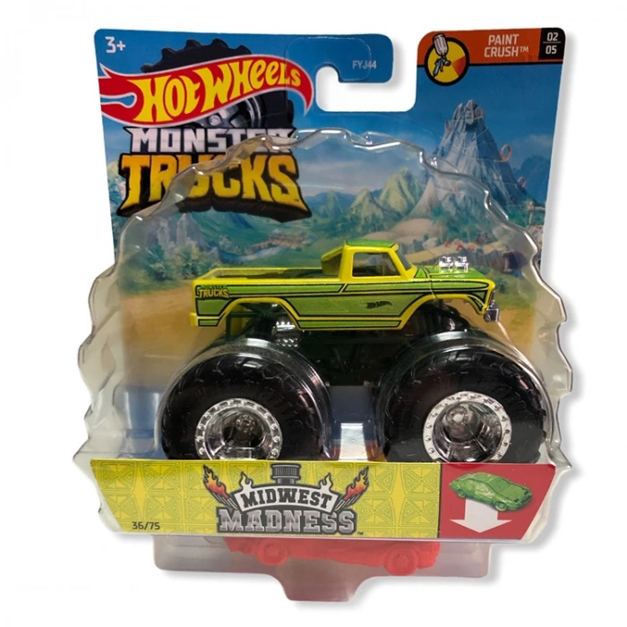HOT WHEELS  MTL-FY44  MONSTER TRUCKS 1:64 TEKLİ ARABA