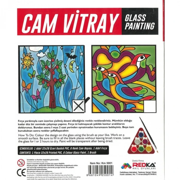 KUMTOYS KM5001 CAM VİTRAY SET KUTULU