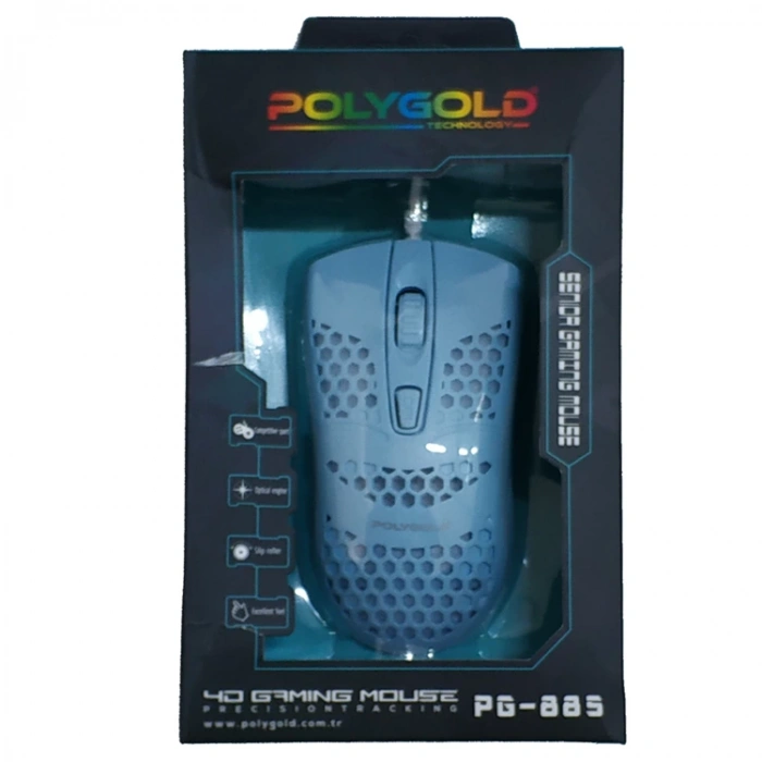 POLYGOLD PG-885 OPTİK IŞIKLI GAMİNG MOUSE - TEKLİ