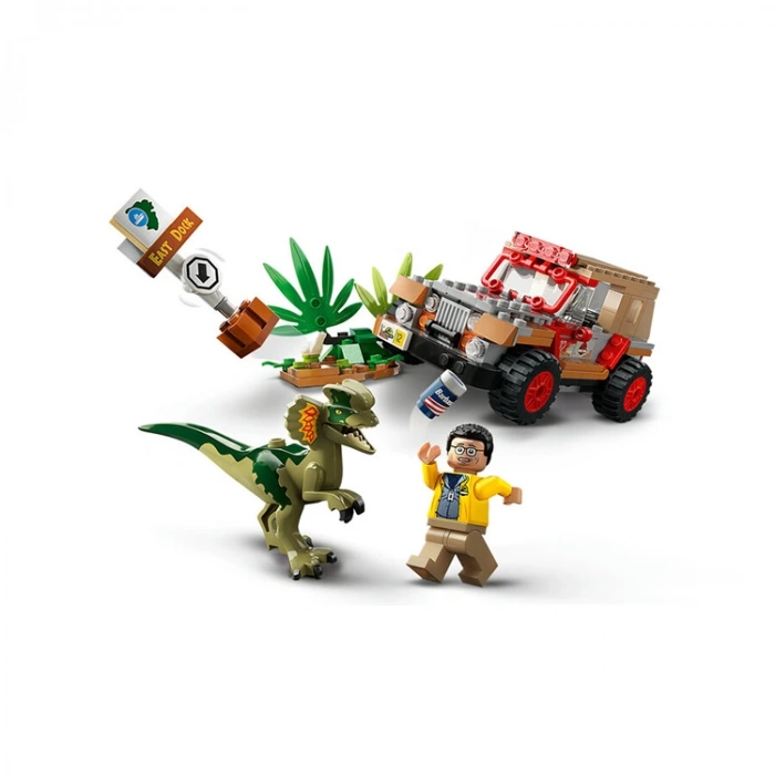 LEGO 76958 JURASSIC WORLD DİLOPHOSAURUS PUSUSU