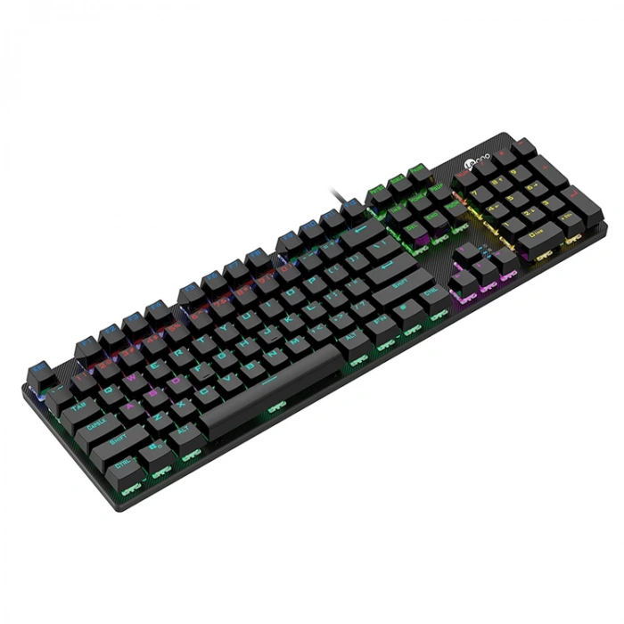LENOVO LECOO KG1101 SİYAH KABLOLU RGB AYDINLATMALI MEKANİK OYUNCU KLAVYESİ