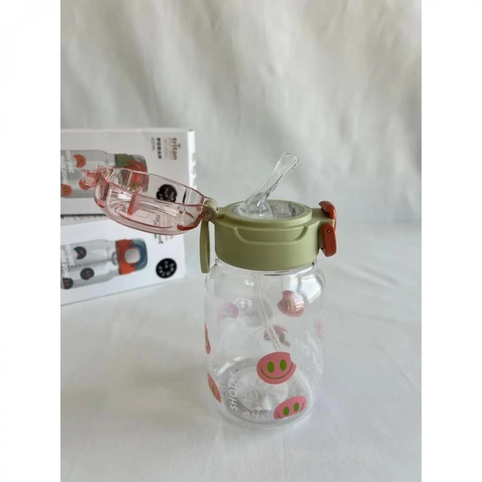 SHOTAY CUTE PİPETLİ ASKILI TRİTAN MATARA 7010 600 ML