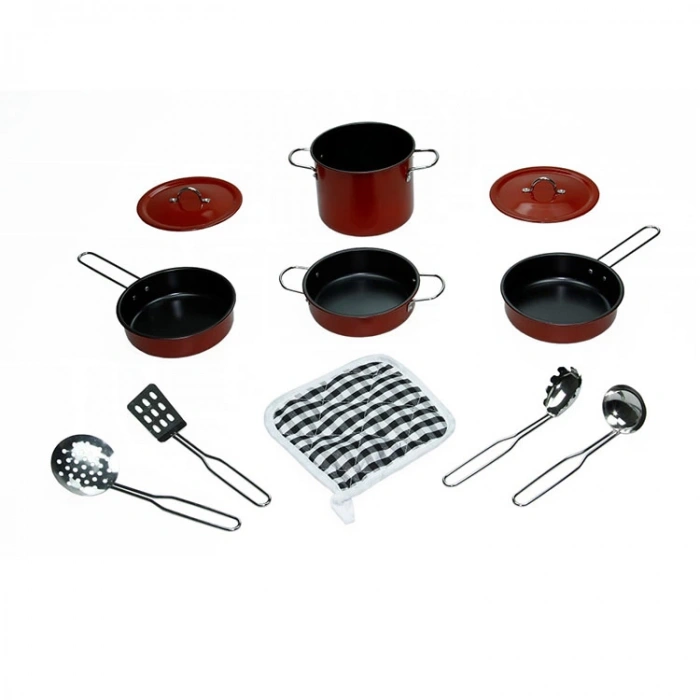 VARDEM CH20315EM EMAYE YAPIŞMAZ TENCERE TAVA OYUN SETİ 11 Parça