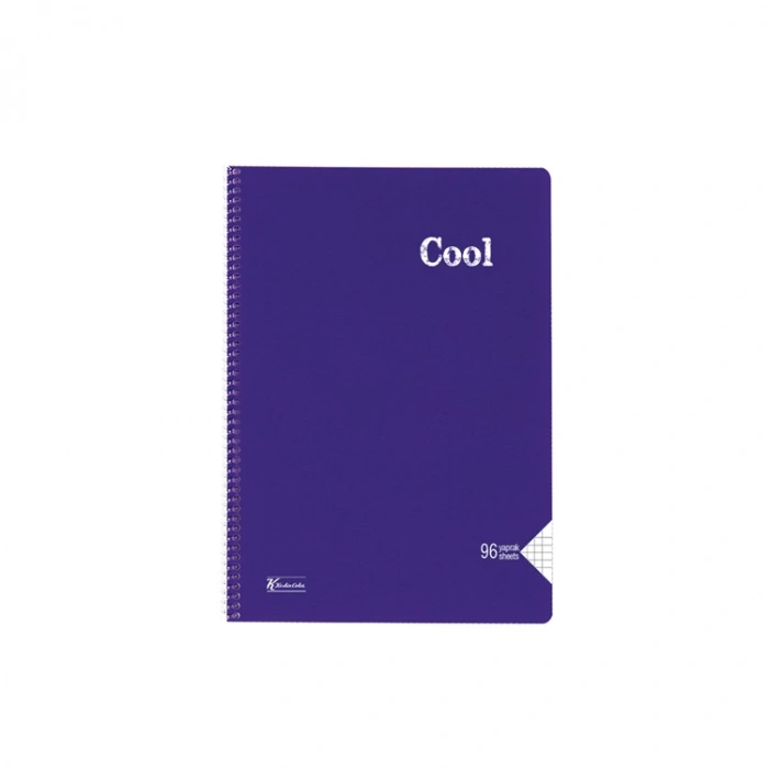 KESKİN COOL A5 PP KAPAK SPİRALLİ 96 YP. KARELİ