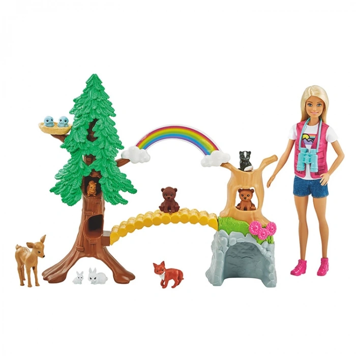 MATTEL GTN60 BARBIE TROPİKAL YAŞAM REHBERİ BEBEK VE OYUN SETİ