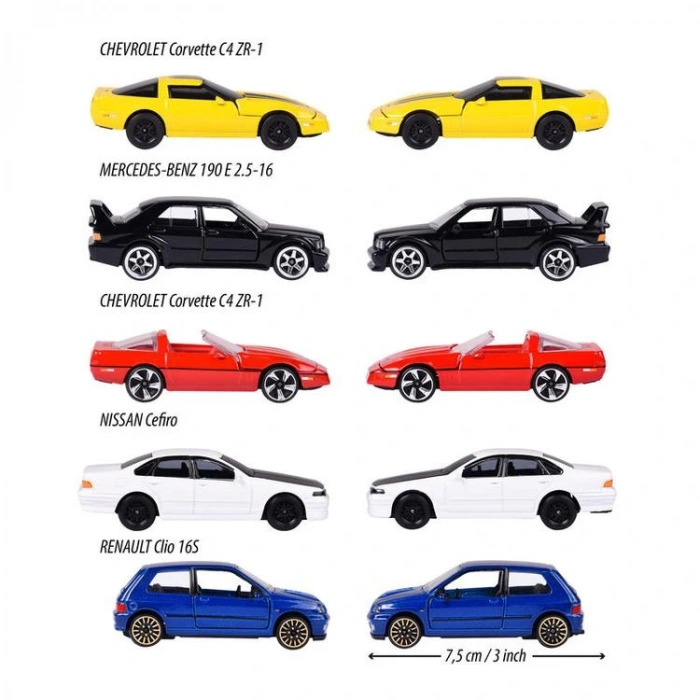 SİMBA MAJORETTE 2052021 YOUNGSTER 5Lİ ARABA SETİ 1:64  KUTULU  3+