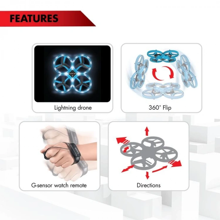 NECOTOYS SILVERLIT 84600 FLASHING DRONE