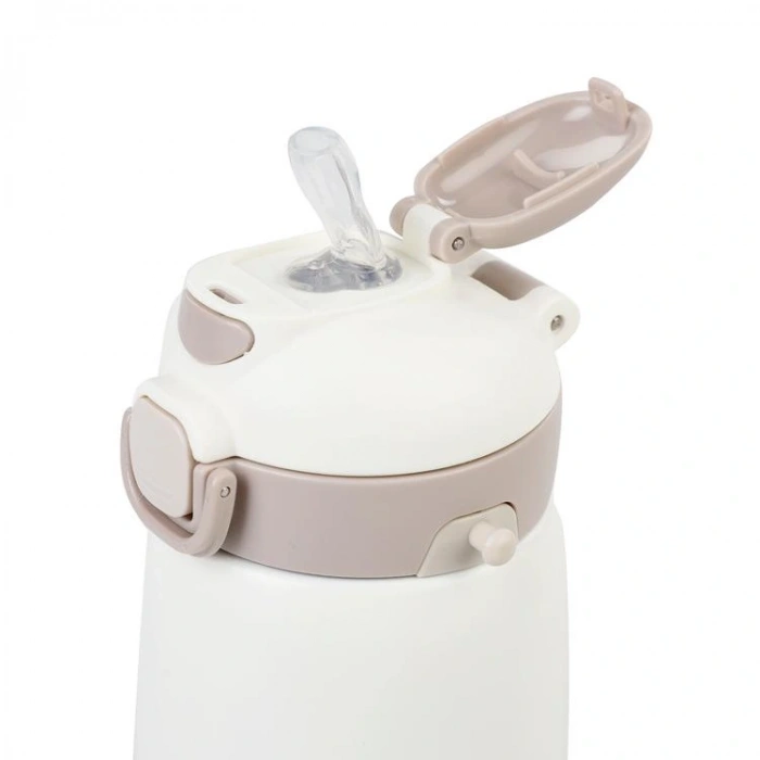 VAGONLİFE DILLER PASLANMAZ ÇELİK PİPETLİ/PİPETSİZ KULLANIM MATARA/TERMOS 9073 420ML WHITE