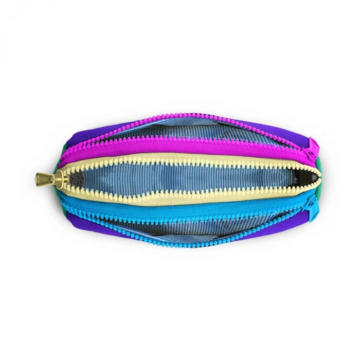 CORAL HIGH 22034 KIDS MOR RENK DETAYLI ÜÇ BÖLMELİ KALEM ÇANTASI