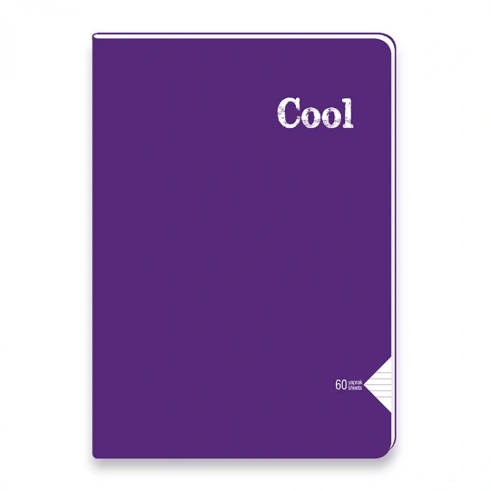 KESKİN COOL DİKİŞLİ PP KAPAK DEFTER A4 60 YP. ÇİZGİLİ